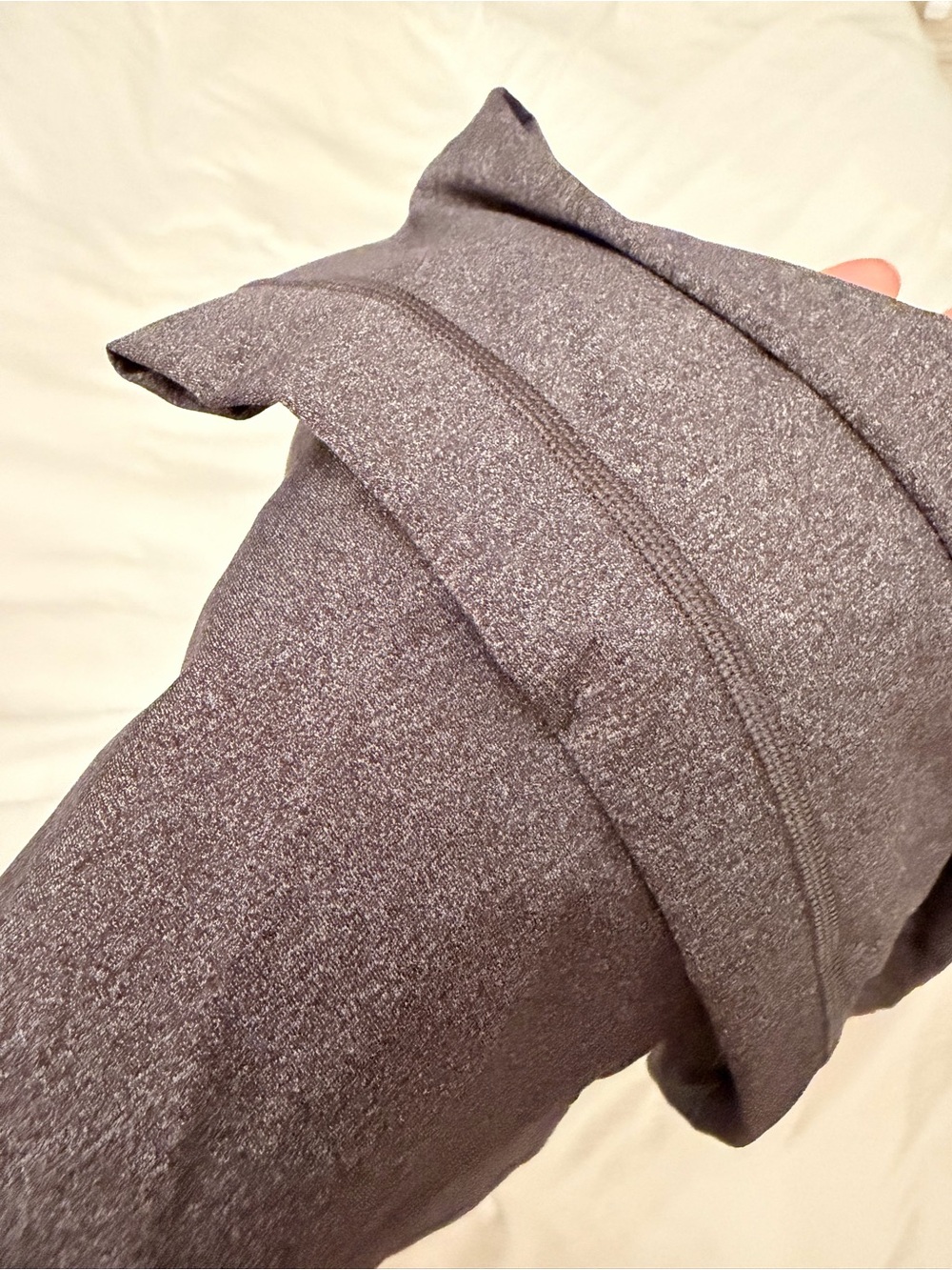 Lululemon Heathered Gray Leggings- Size 4 - Picture 3 of 3